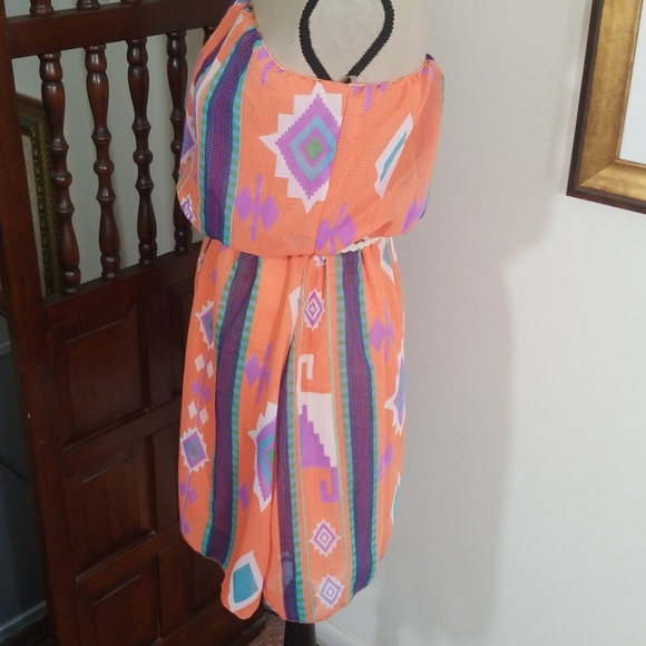 Marianne Strapless summer Dress,Siz L fits also M - Picture 4 of 8